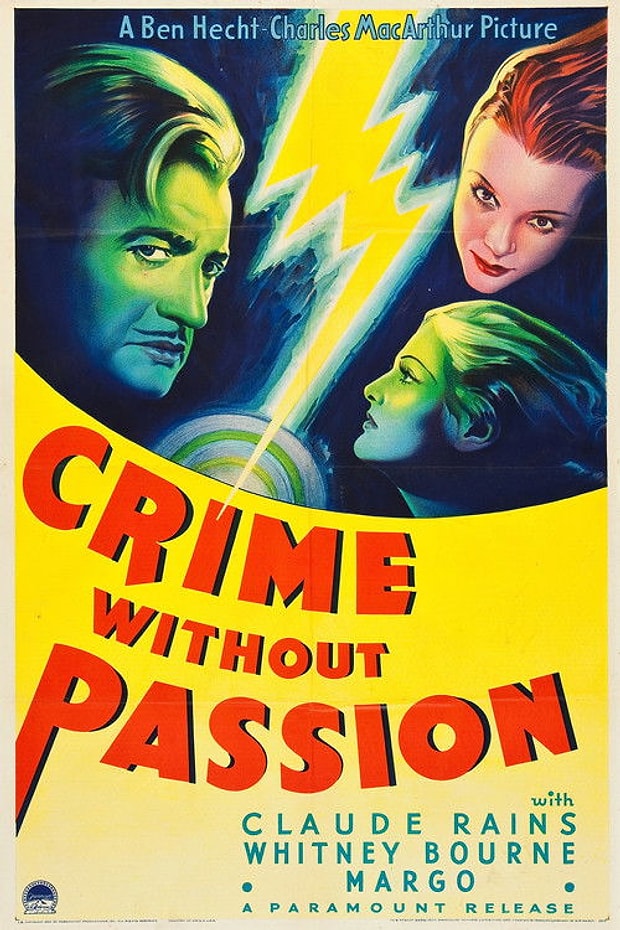 Crime Without Passion Posteri