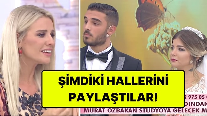 Kaçarak Evlenip Esra Erol'a Çıkan Batuhan ve Yeliz Çifti Son Hallerini Paylaştı