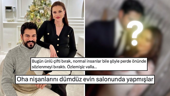 Fahriye Evcen ve Burak Özçivit’in Nişan Fotoğrafı Yıllar Sonra Yeniden Gündem Oldu!
