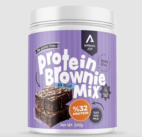 Tatlı krizlerine proteinli çözüm: AnimalJoy Brownie Mix %25 indirimle sizi bekliyor!