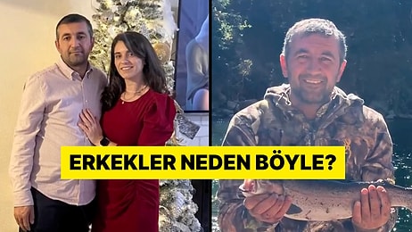 Bir Kadının Eşinin Kendisiyle ve Balıklarla Verdiği Pozları Kıyaslaması Viral Oldu