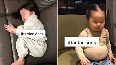 İftardan Önceki ve Sonraki Hallerini Paylaşarak Etkileşime Doyan Kişiler