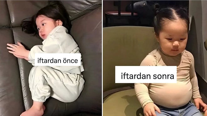 İftardan Önceki ve Sonraki Hallerini Paylaşarak Etkileşime Doyan Kişiler