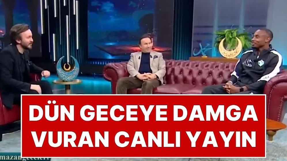 Ramazan Geceleri Programına Katılan Futbolcu Fode Koita’dan “Kabe’de Hacılar Hu Der Allah” Performansı