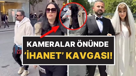Tuğçe Tayfur ile Boşanma Aşamasındaki Eşi Muhammet Aydın Arasında Sokak Ortasında 'Aldatma' Kavgası!