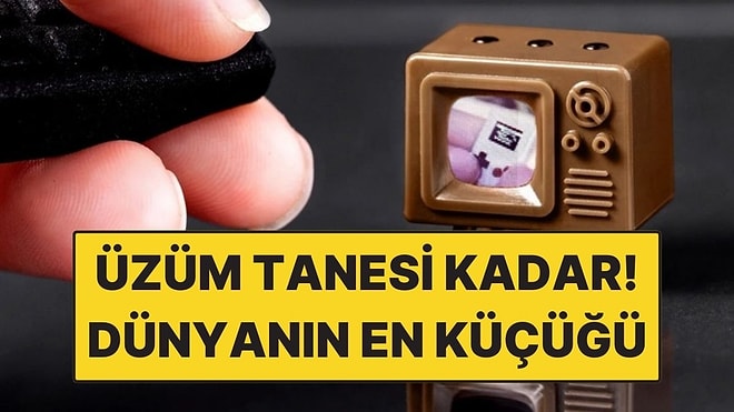 Dünyanın En Küçük Televizyonu ile Tanışın! Neredeyse Üzüm Tanesi Kadar