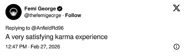 "Çok tatmin edici bir karma deneyimi."