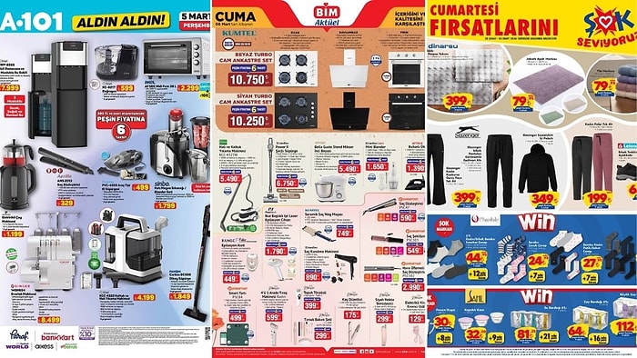 İndirim Günleri Başlıyor! 28 Şubat - 6 Mart Haftasında A101 ve BİM Aktüel Ürünler Listesinde Ne Var?