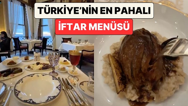 Bu Ramazan'ın Modası da Bu! Bir İçerik Üreticisi "Türkiye'nin En Pahalı İftar Menüsünü" Denedi