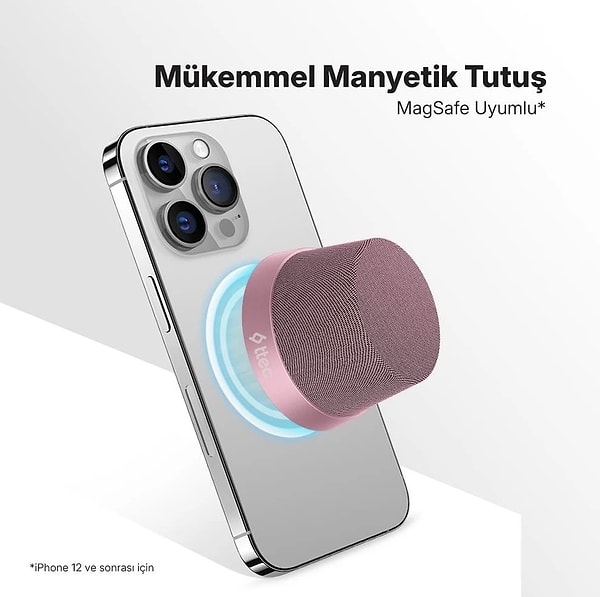 Minik ama etkili: Ttec Vox Mini M MagSafe uyumlu kablosuz hoparlör!