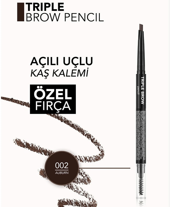 Bakışlarınızı tazeleyin: Flormar Triple Brow 3’ü 1 arada kaş kalemi!