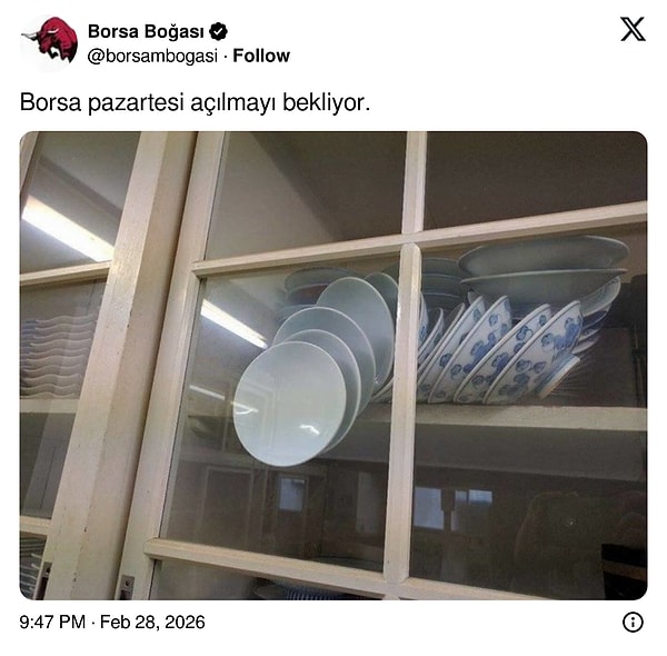 Altın kendinden geçer artık.