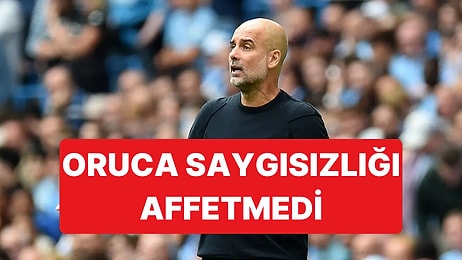 Pep Guardiola, Orucu Protesto Eden Taraftarlara Tepki Gösterdi