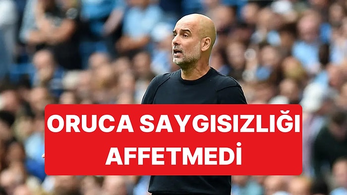 Pep Guardiola, Orucu Protesto Eden Taraftarlara Tepki Gösterdi