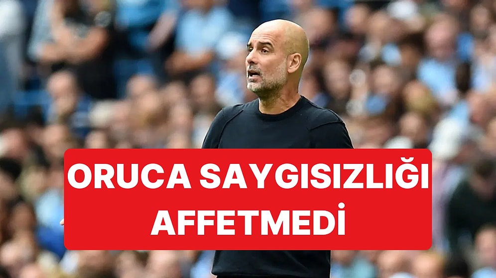 Pep Guardiola, Orucu Protesto Eden Taraftarlara Tepki Gösterdi