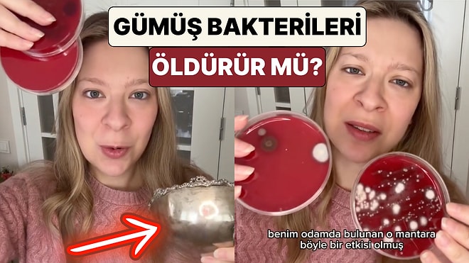 Genetik Mühendisi Dilara Sarı Gümüşün Antimikrobiyal Özelliğini Bir Deney ile Gösterdi