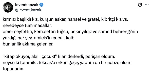Pek çok farklı yanıt geldi.
