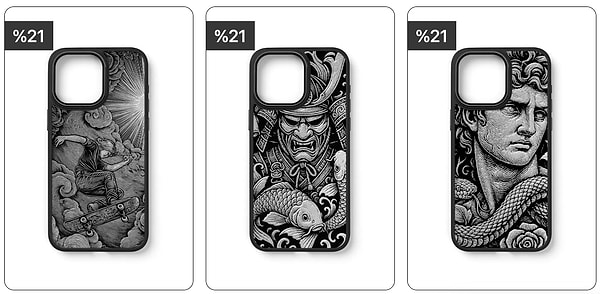 Telefonunuzun tarzını değiştirin: Casedoit Graven Echoes serisinde 4 al 2 öde!