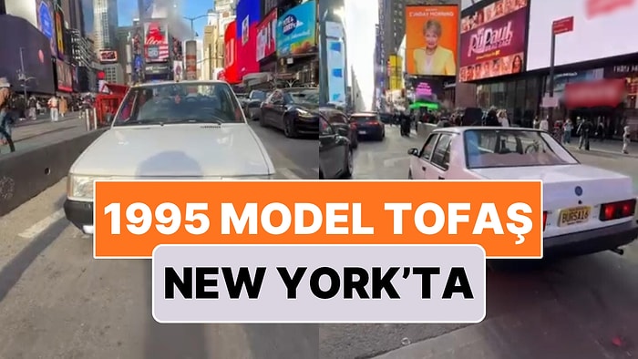 Bursa Plakalı 1995 Model Tofaş New York’ta Ortaya Çıktı