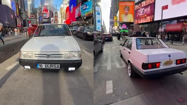1995 model Tofaş New York’ta görüntülendi.