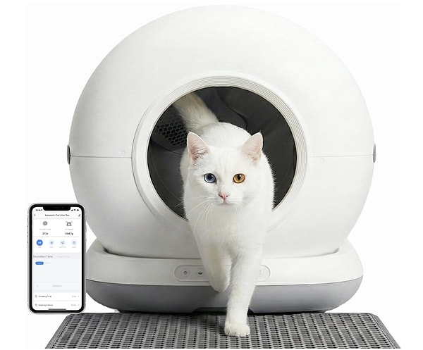Evcil dostunuza ve size büyük konfor: Haustier akıllı kedi tuvaleti fırsatı!