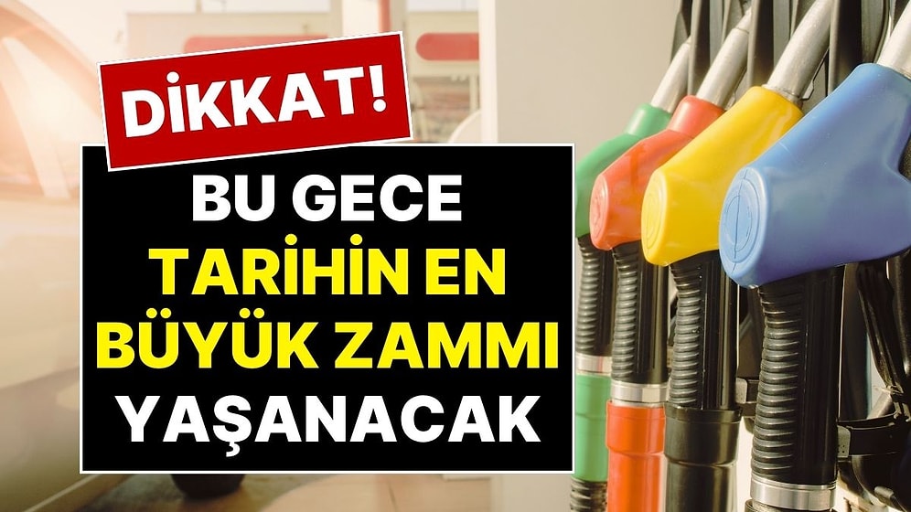 Araç Sahiplerinin Dikkatine! Motorin ve Benzinde Cumhuriyet Tarihinin En Büyük Zammı İçin Tarih Belli Oldu