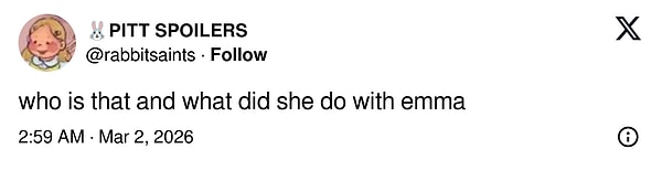 “Bu kim ve Emma’ya ne yaptı?”