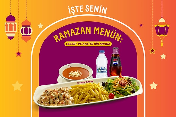 Ramazan’da da iyi yemeğin adresi Tavuk Dünyası!