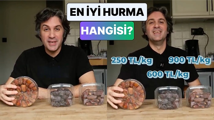 Prof. Dr. Behçet Yalın Özkara Hurmaları Karşılaştırdı: En Pahalı Hurma En İyisi mi?