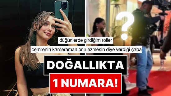 Cemre Baysel'in Kameraman Tarafından Ezilmemek İçin Gösterdiği Çaba Gündem Oldu