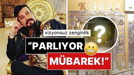 Kobra Murat "Altın Kaplama" Eviyle Gündem Oldu!