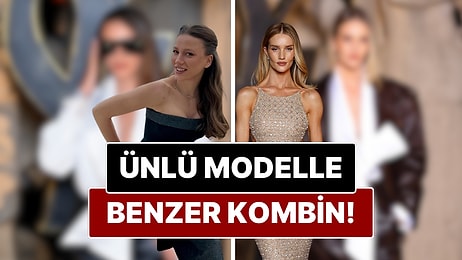 Serenay Sarıkaya Paris Moda Haftası’nda Rosie Huntington-Whiteley ile Aynı Kombiniyle Dikkat Çekti!