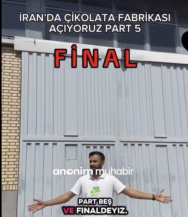 Türk girişimci tesisin yerinin bulunmasından tedarik sürecine tüm süreci tek tek sosyal medya hesabından paylaştı.