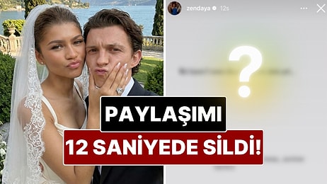 Tom Hallond'la Evlendiği İddia Edilen Zendaya’nın 12 Saniyede Sildiği Paylaşım Gündemi Karıştırdı
