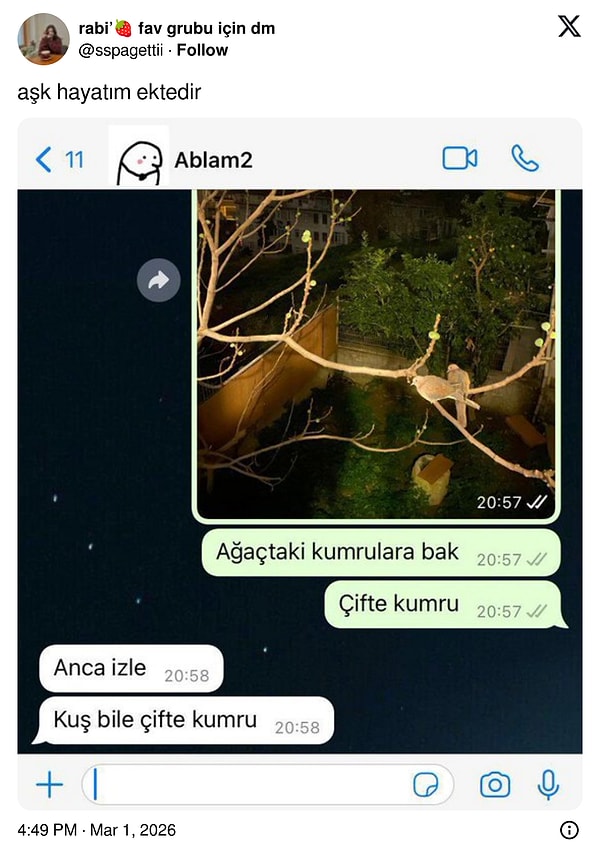 Onların olayı o...