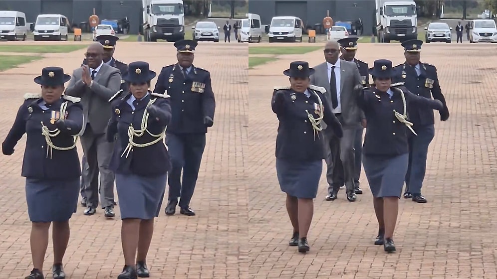 South Africa’s Unique Military Parade Drill Goes Viral, Leaving Viewers Globally Stunned by the Performance
