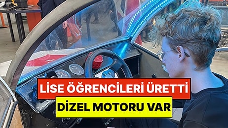 Lise Öğrencileri Araç Üretti: Dizel Motoru Var, 7.5 Beygir Gücüne Sahip!
