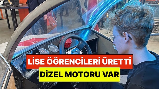 Lise Öğrencileri Araç Üretti: Dizel Motoru Var, 7.5 Beygir Gücüne Sahip!