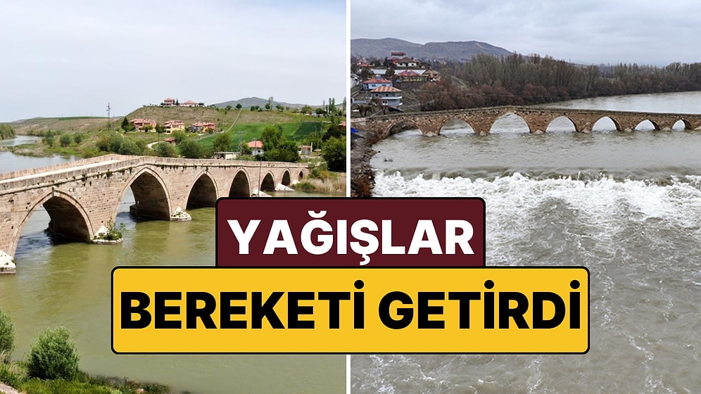 Yağışlar Bereket Getirdi: Tarihi Köprü Eski İhtişamlı Günlerine Döndü!