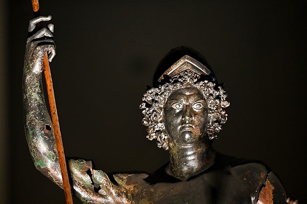 The Mars Statue, which is approximately 2,000 years old, stands as one of the most significant pieces in the Zeugma Mosaic Museum.