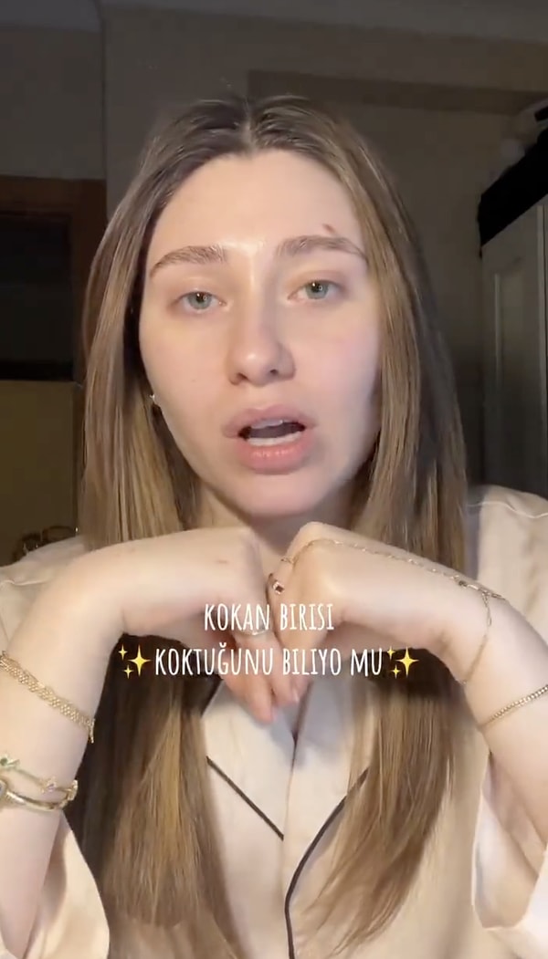 Videoda en dikkat çeken nokta ise insan burnunun kokuya alışma özelliği oldu.