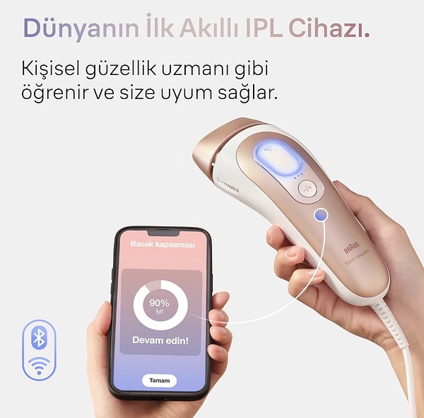 Evde profesyonel pürüzsüzlük: Braun IPL Skin i·expert ile tanışın!