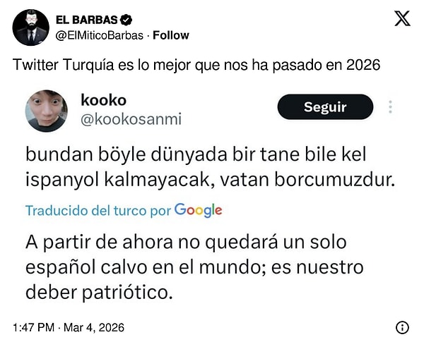 "Twitter Türkiye, 2026 yılında başımıza gelen en iyi şey."