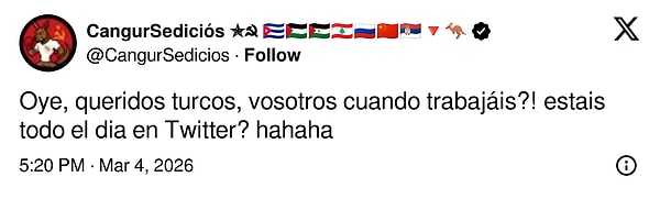 Bir İspanyol ise Türklerin ekran süresi karşısında şaşkınlığını gizleyemedi.