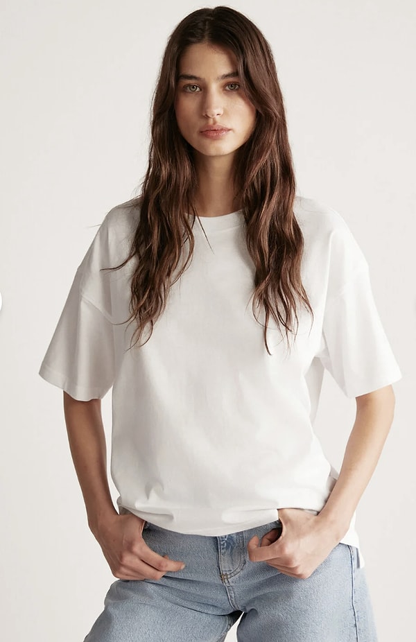 Organik ve şık: Grimelange %100 Pamuk T-shirtlerde sepette %35 indirim!