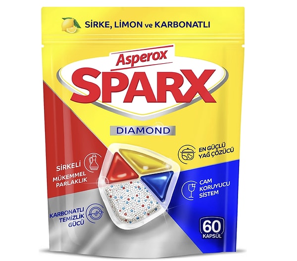Mutfak ekonomisine Sparx desteği: 60’lı Bulaşık Makinesi Kapsülünde %25 indirim!