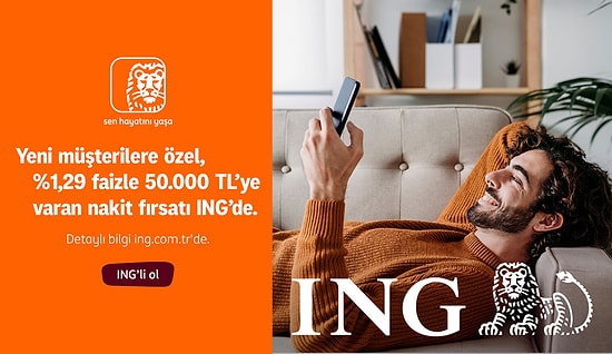 ING’de %1,29 Faizle 50.000 TL Nakit Fırsatı