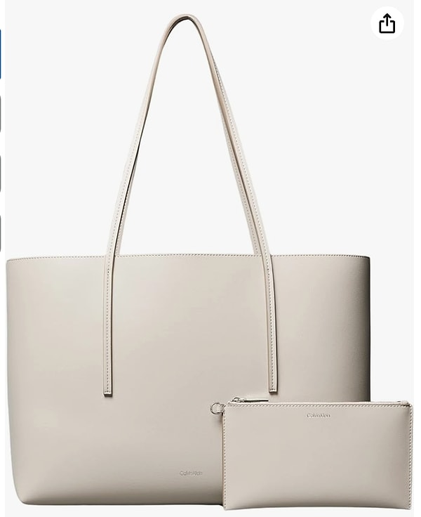 Zarafet ve fonksiyonellik: Calvin Klein Tote Çanta!