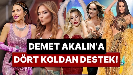 Burcu Güneş ve Demet Akalın Gerginliğinde Safını Belli Eden Şarkıcılar!
