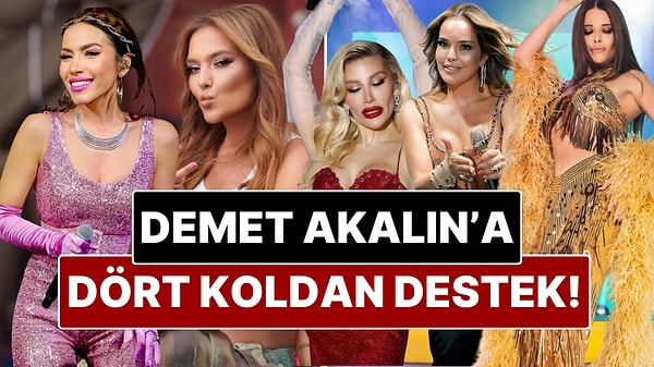 Burcu Güneş ve Demet Akalın Gerginliğinde Safını Belli Eden Şarkıcılar!